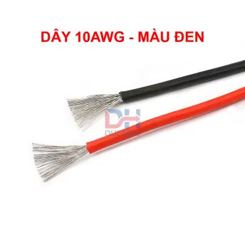 Dây điện Silicon 04 | 08 | 10 | 12 AWG chống cháy chịu nhiệt cao chịu tải cao